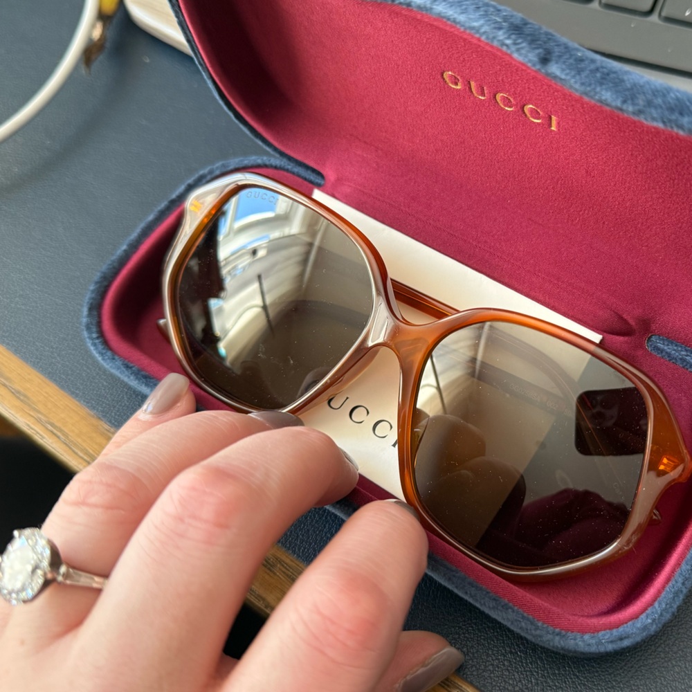 Authentic Gucci Sunglasses with Case